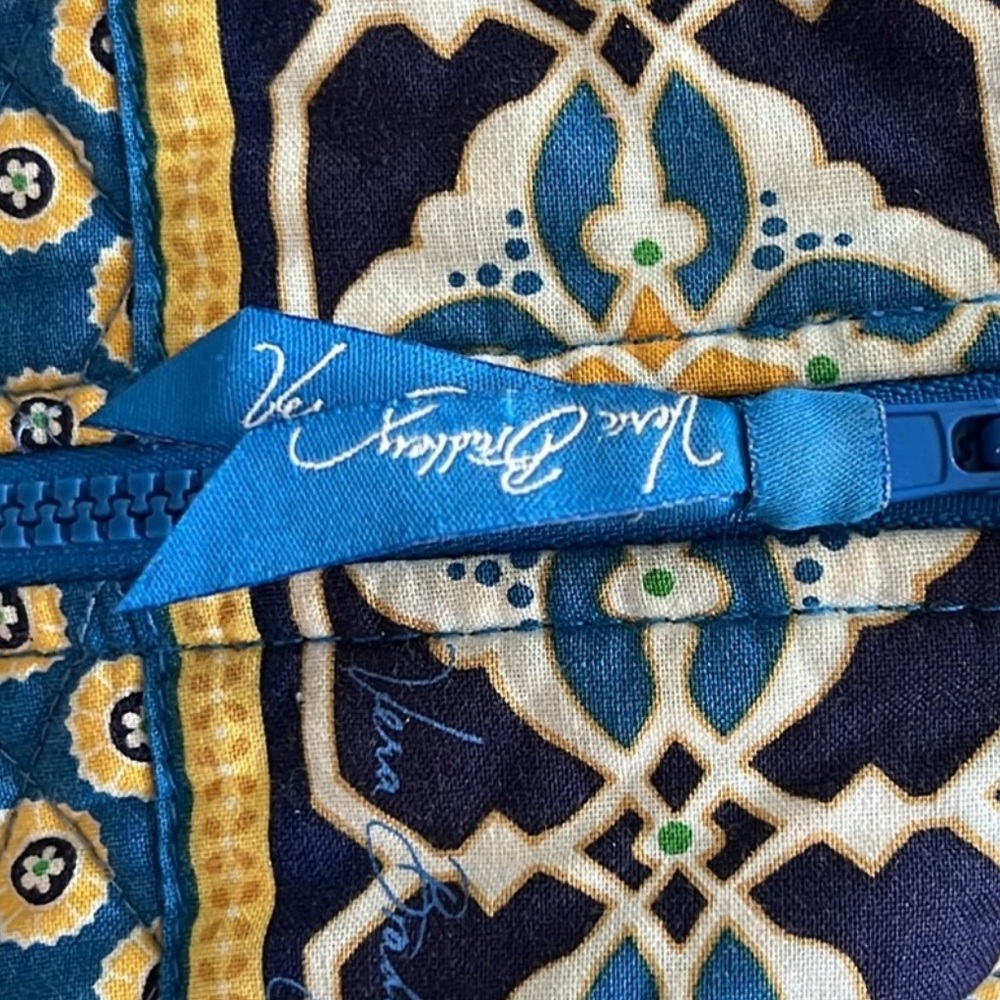 Blue Patterned Vera Bradley Duffel Bag - Picture 2 of 4